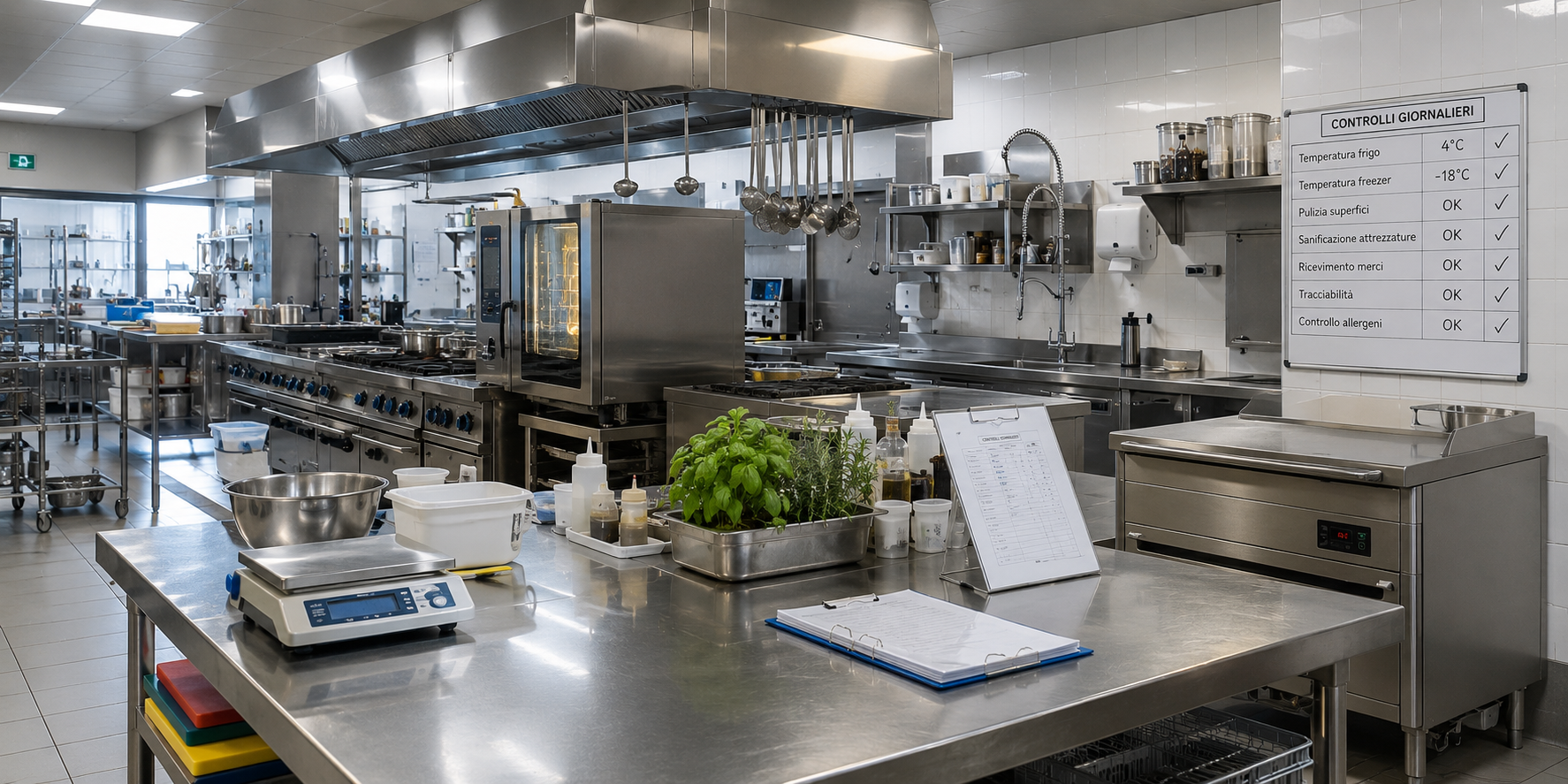 Cucina professionale e sicurezza alimentare